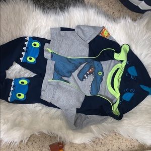 3 Piece Dino Outfit - 3T